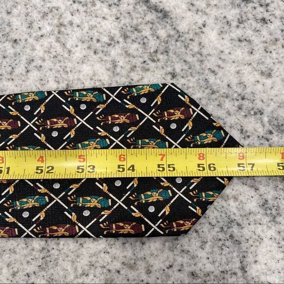 Silk Golf Bags Tie - Designs By A. Rogers - Picture 4 of 5